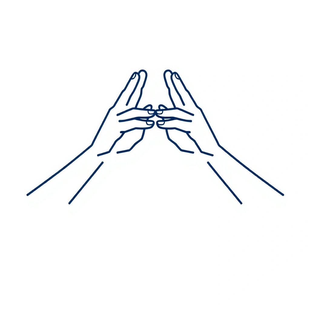 Ikona ćwiczenia Palming