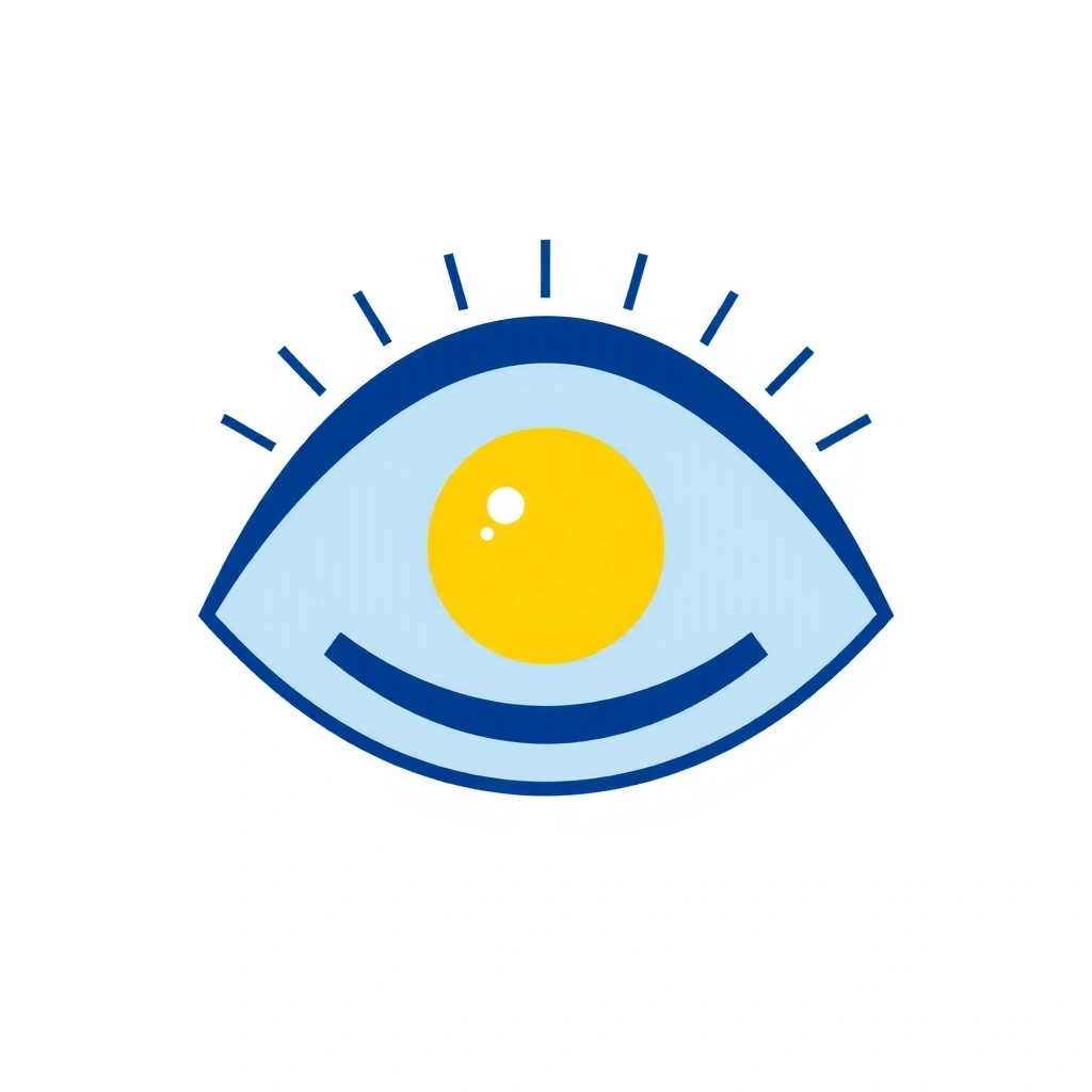 Schemat ćwiczenia relaksacyjnego dla oczu