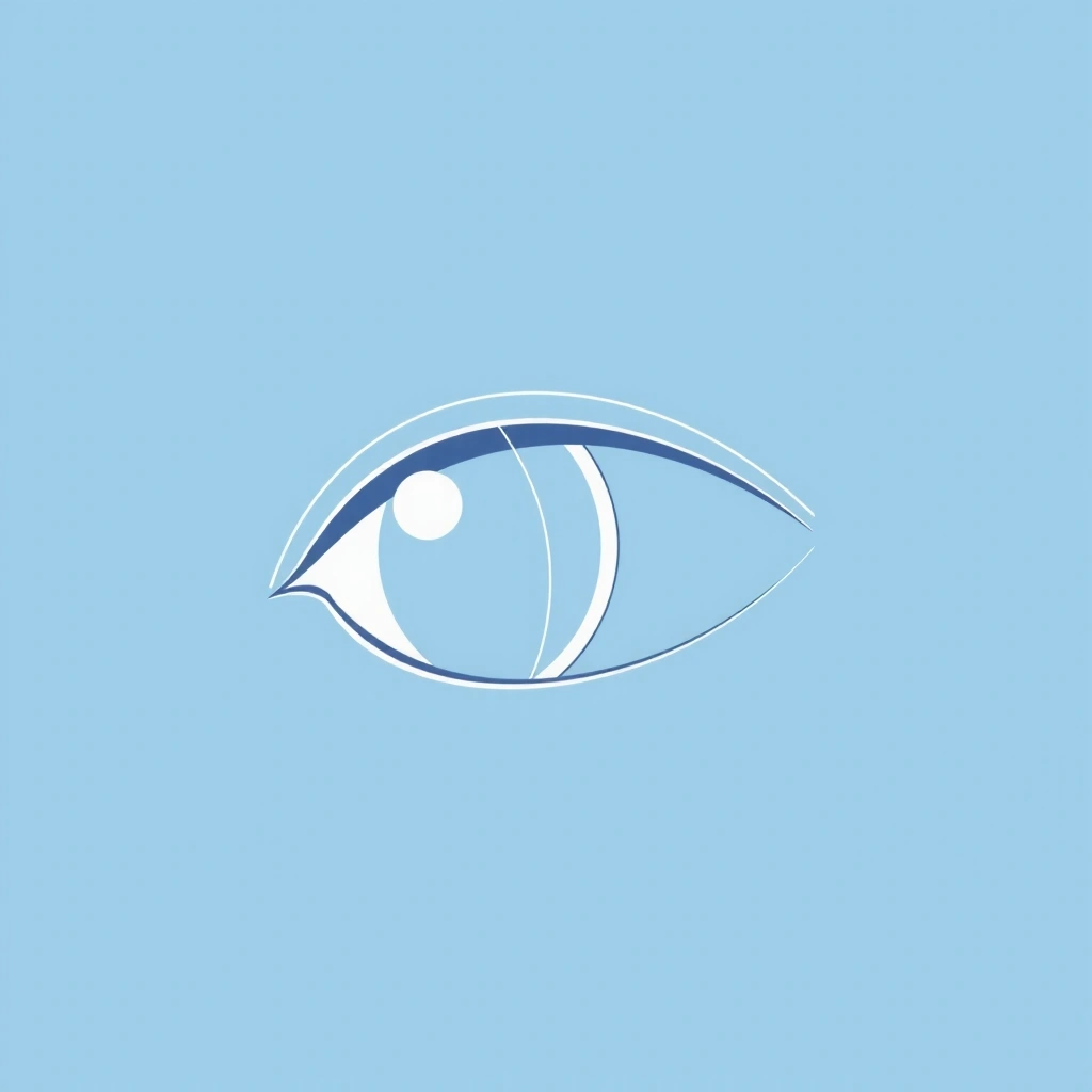 Schemat oka z zaznaczoną siatkówką